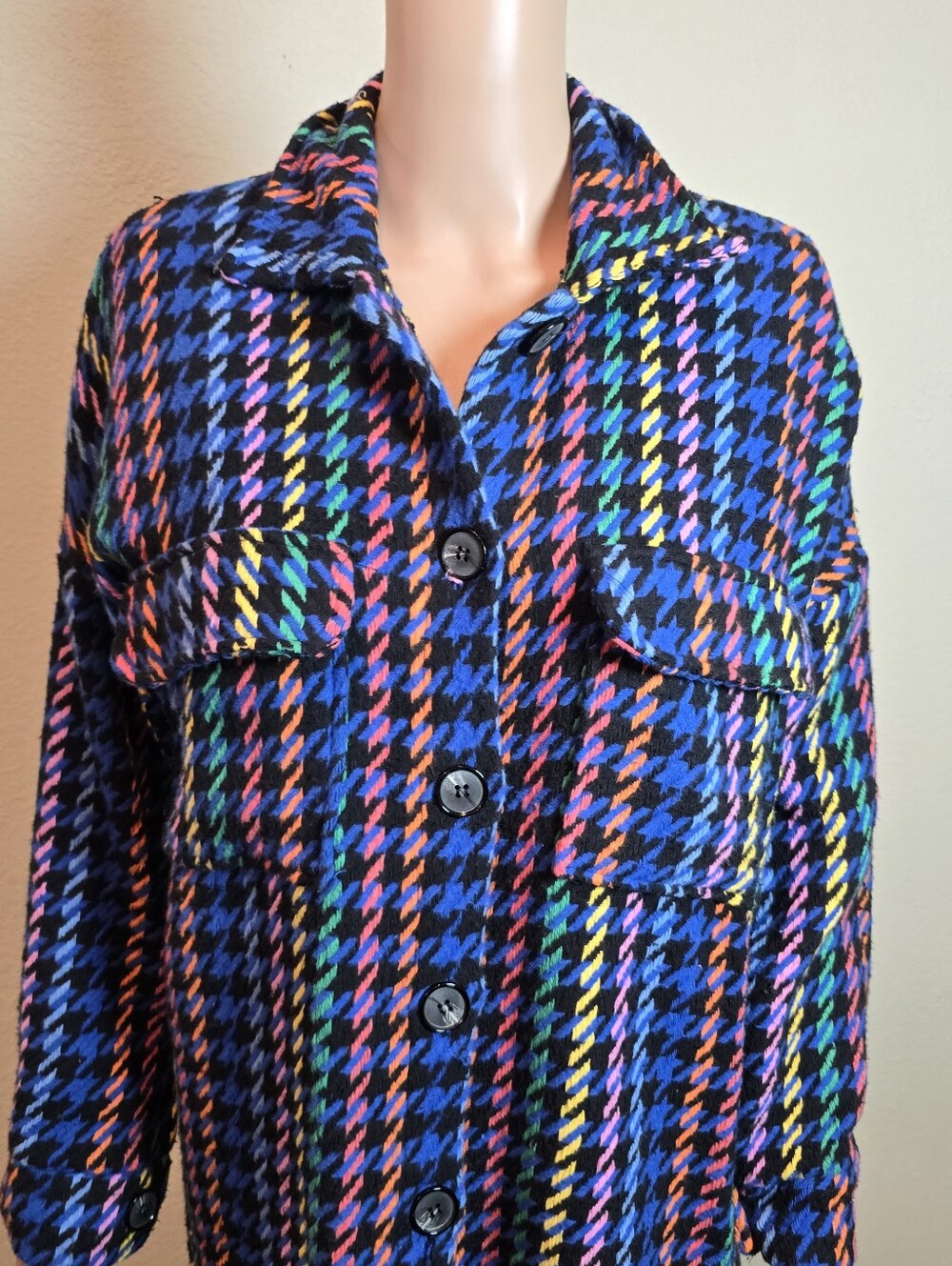 Unbranded Blue Jacket, Size M/L, Made in Italy, Wool Blend - Picture 6 of 10